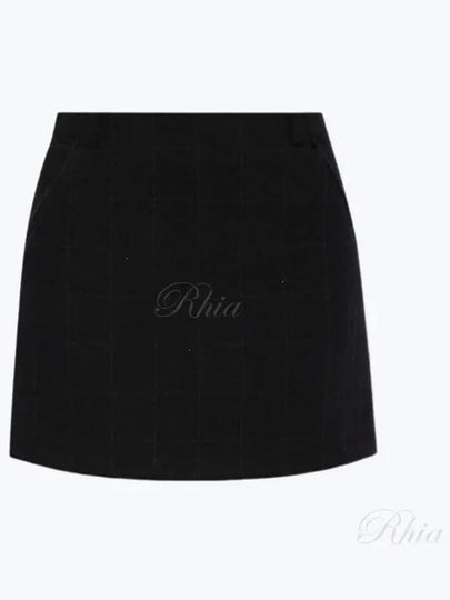 Women's Tweed A-Line Skirt Black - A.P.C. - BALAAN 2