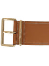 Metal Buckle Leather Belt Caramel - MIU MIU - BALAAN 6