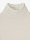 Wool Silky Turtleneck Ivory - NOIRER FOR WOMEN - BALAAN 5