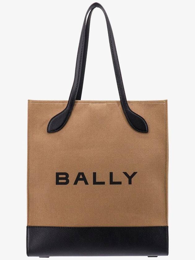 Bar Keep On NS Logo Tote Bag Beige - BALLY - BALAAN 2