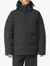 Wyndham Logo Patch Padding Black - CANADA GOOSE - BALAAN 2