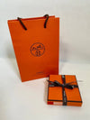 Mini Pop H Pendant Rose Gold & Noir - HERMES - BALAAN 11