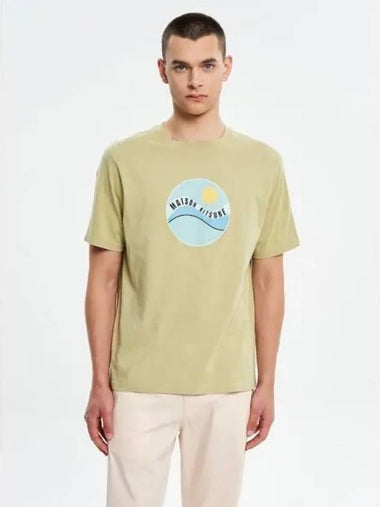 Men s Pop Wave Comfort T Shirt Canvas Domestic Product - MAISON KITSUNE - BALAAN 1