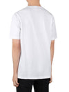 logo embroidered short sleeve t-shirt white - STONE ISLAND - 5