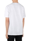 Men's Logo Short Sleeve T-Shirt White - STONE ISLAND - BALAAN 5