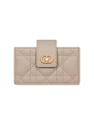 Jolie Pocket Card Wallet Beige - DIOR - BALAAN 1