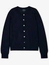 Marine Wool Cardigan Navy - A.P.C. - BALAAN 4