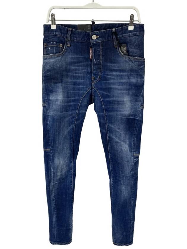 Clean Wash Tidy Biker Jeans Blue - DSQUARED2 - BALAAN 3