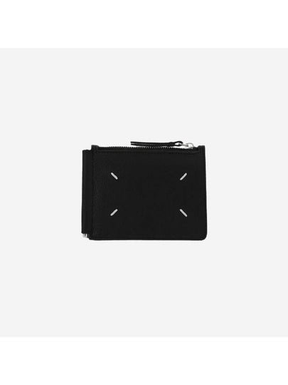 4 Stitch Slim Card Wallet Black - MAISON MARGIELA - BALAAN 2