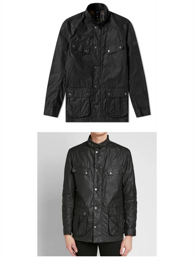 International Duke Wax Jacket Black - BARBOUR - BALAAN 5