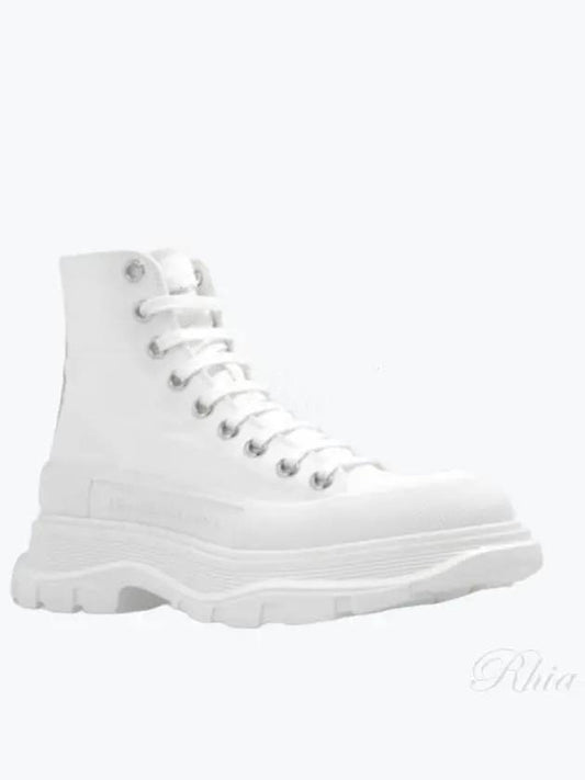 Tread Slick High Top Sneakers White - ALEXANDER MCQUEEN - BALAAN 2