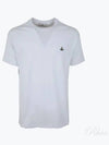 ORB Logo Cotton Short Sleeve T-Shirt White - VIVIENNE WESTWOOD - BALAAN 2