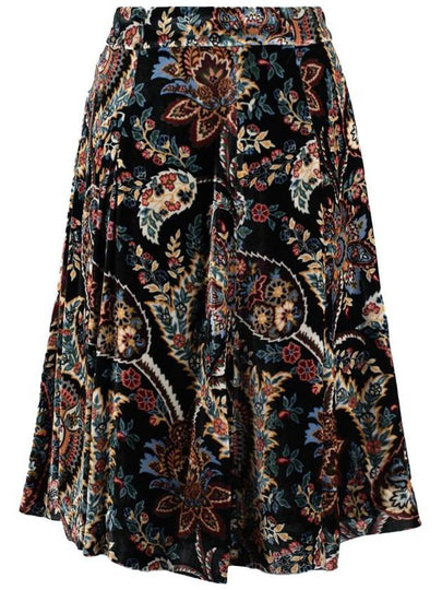 Etro Printed Velvet Skirt - ETRO - BALAAN 2