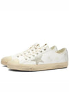 V Star Leather Low Top Sneakers Black White - GOLDEN GOOSE - BALAAN 2