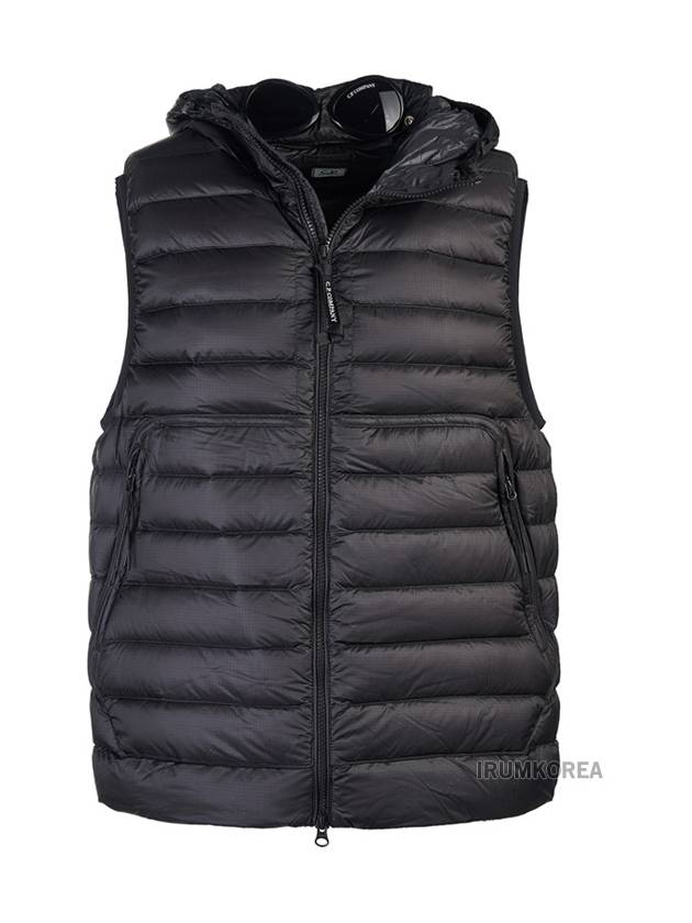 D.D. Shell Goggles Down Vest Black - CP COMPANY - BALAAN 2