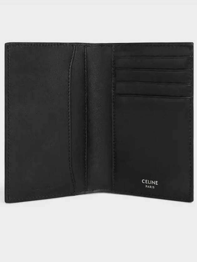 Triomphe Vertical Card Wallet Black - CELINE - BALAAN 4