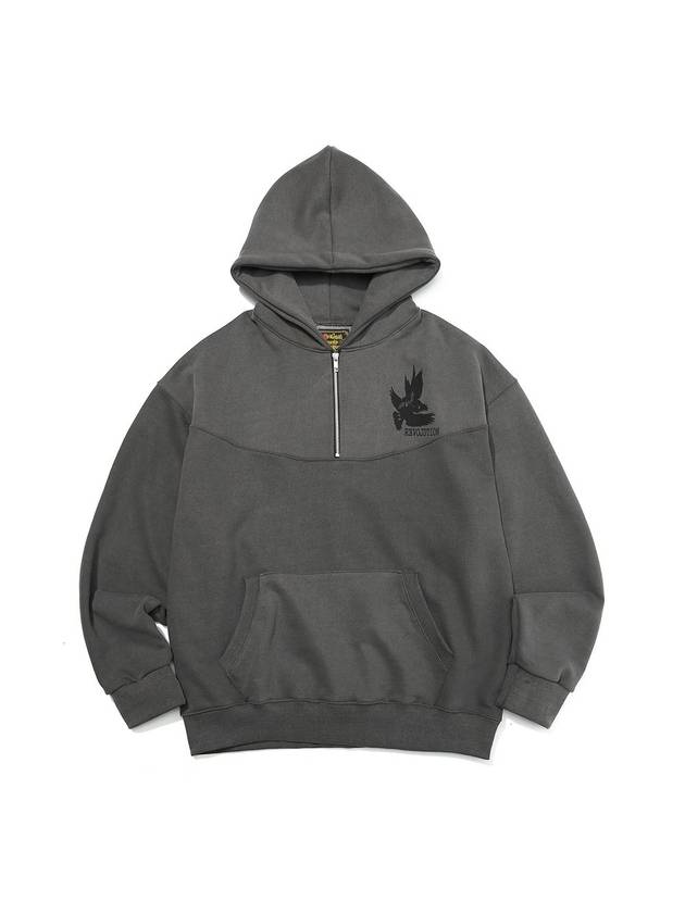 Symbol Zipper Hoodie Charcoal - OGARP - BALAAN 1