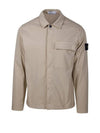 Supima Regular Fit Long Sleeve Shirt Beige - STONE ISLAND - BALAAN 1