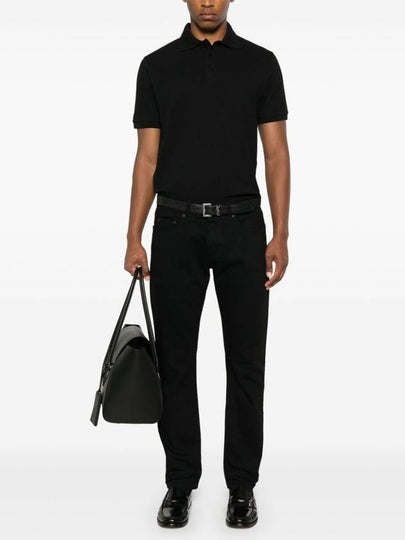 Saint Laurent  T-shirts and Polos Black - SAINT LAURENT - BALAAN 2