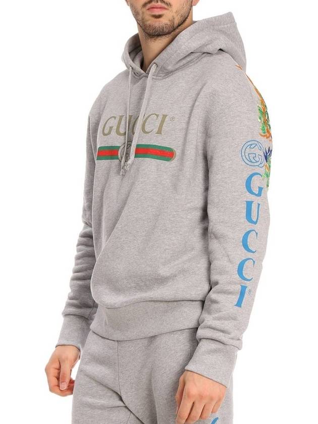 dragon embroidery hoodie - GUCCI - BALAAN 7