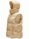 Women s goose down vest padded beige - MIU MIU - BALAAN 4