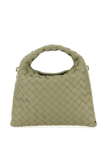 Intrecciato Mini Hop Tote Travertine - BOTTEGA VENETA - BALAAN 1