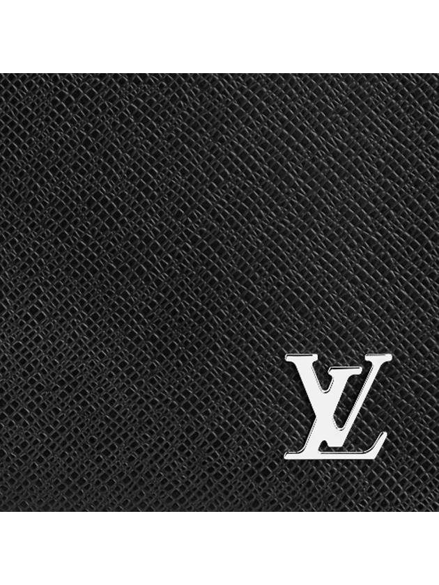 Pochette Voyage Taiga Leather Pouch Bag Black - LOUIS VUITTON - BALAAN 6