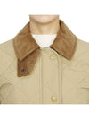 Diamond Quilted Thermoregulated Barn Jacket Honey - BURBERRY - BALAAN 9