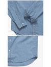 Fox Head Classic Cotton Long Sleeve Shirt Blue - MAISON KITSUNE - BALAAN 4