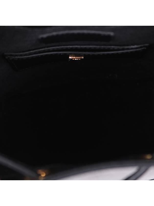 Ferragamo Black Gancini Mini Bucket Crossbody Bag - SALVATORE FERRAGAMO - BALAAN 10