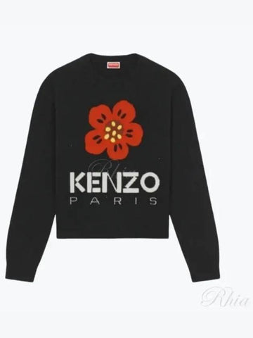 Balk Flower Women s Knitwear Knit 2PU430 3LD 99J 236 - KENZO - BALAAN 1