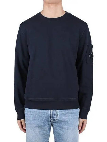 Cotton Fleece Sweatshirt Navy - CP COMPANY - BALAAN 2