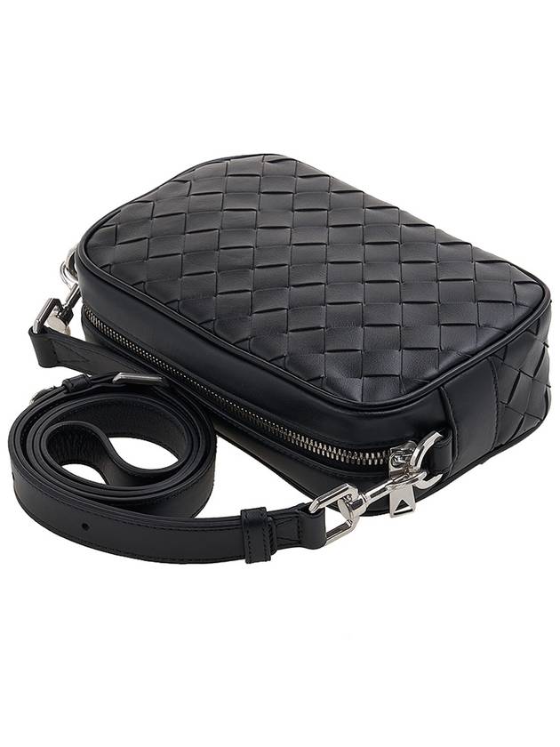 Intrecciato Camera Mini Cross Bag Black - BOTTEGA VENETA - BALAAN 5