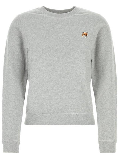 Fox Head Patch Regular Sweatshirt Grey - MAISON KITSUNE - BALAAN 2