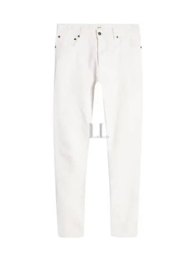 Alexandre Mattiussi Denim Straight Jeans White - AMI - BALAAN 2