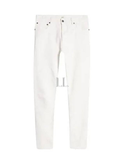 Alexandre Mattiussi Denim Straight Jeans White - AMI - BALAAN 2