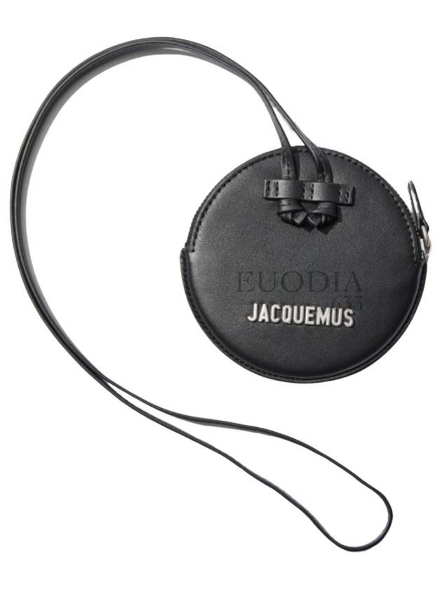 Le Pitchou Circle Neck Coin Purse Black - JACQUEMUS - BALAAN 7