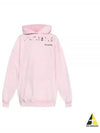 Logo Oversized Cotton Hoodie Pink - BALENCIAGA - BALAAN 2