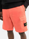 Cargo Bermuda Shorts Orange - STONE ISLAND - BALAAN 4