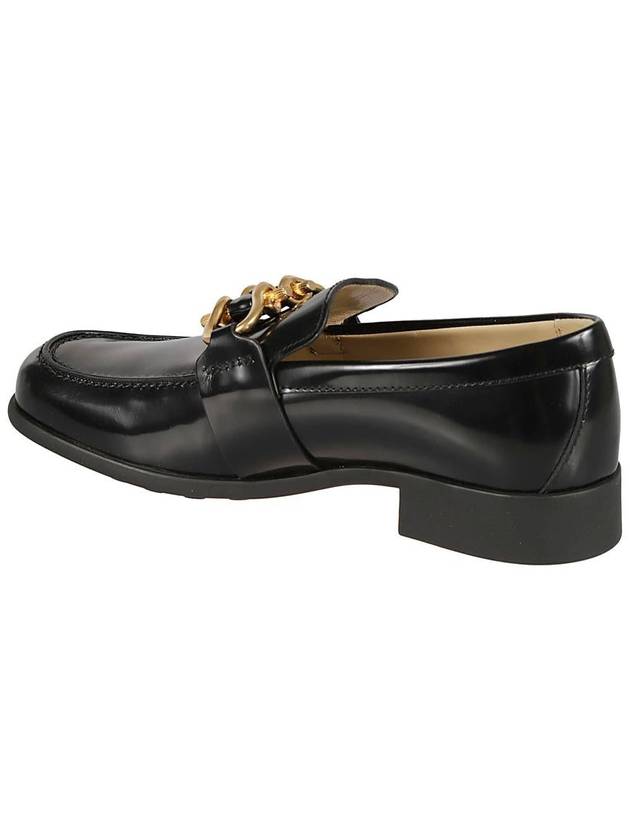 Leather Loafers Black - BOTTEGA VENETA - BALAAN 3