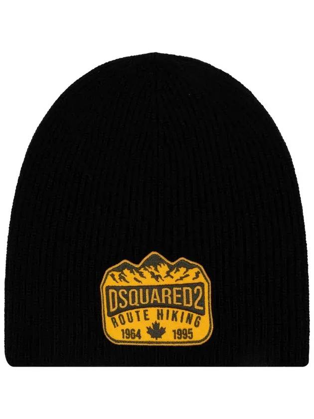 Logo Patch Beanie KNM017001W07707_2124 - DSQUARED2 - BALAAN 1