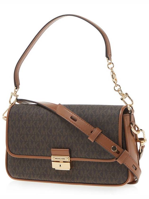 Bradshaw Small Logo Convertible Shoulder Bag Brown - MICHAEL KORS - BALAAN 3