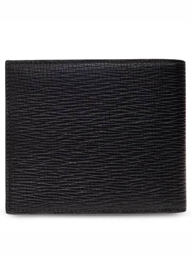 Dual Tone Half Wallet Black - SALVATORE FERRAGAMO - BALAAN 3