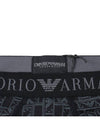 All Over Logo Trunk Black - EMPORIO ARMANI - BALAAN 9