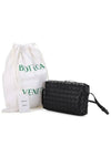 Intrecciato Leather Mini Cross Bag Black - BOTTEGA VENETA - BALAAN 5