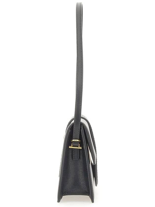 Le Bambino Long Flap Shoulder Bag Black - JACQUEMUS - BALAAN 6