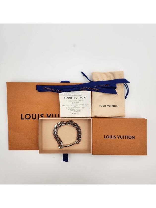 Monogram Chain Bracelet Silver - LOUIS VUITTON - BALAAN 5