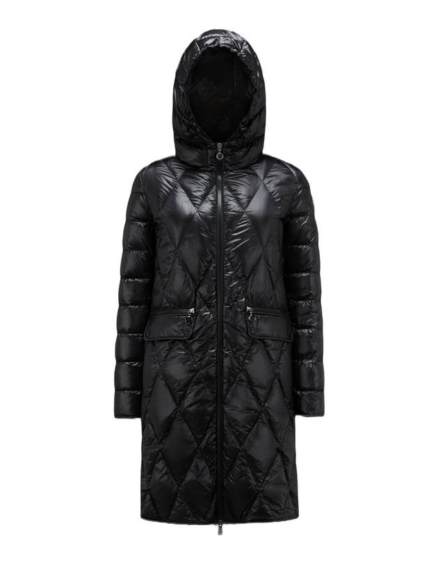 Serilong Long Down Padding Black - MONCLER - BALAAN 1