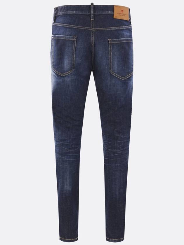 Men's Washed Maple Cool Guy Skinny Jeans Blue - DSQUARED2 - BALAAN 3