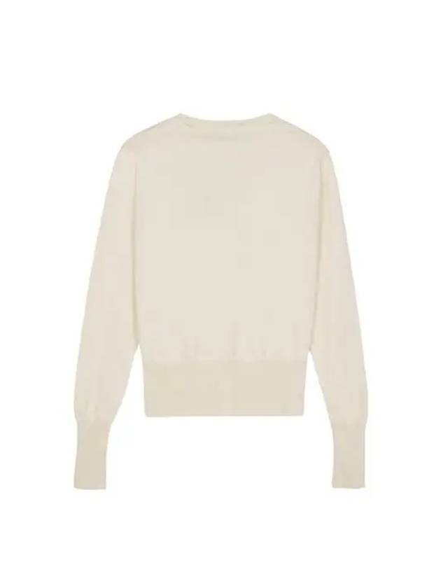 Logo Patch Cardigan Off White - VIVIENNE WESTWOOD - BALAAN 3